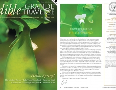 Leelanau Winery Photos in Edible Grande Traverse Spring 2014