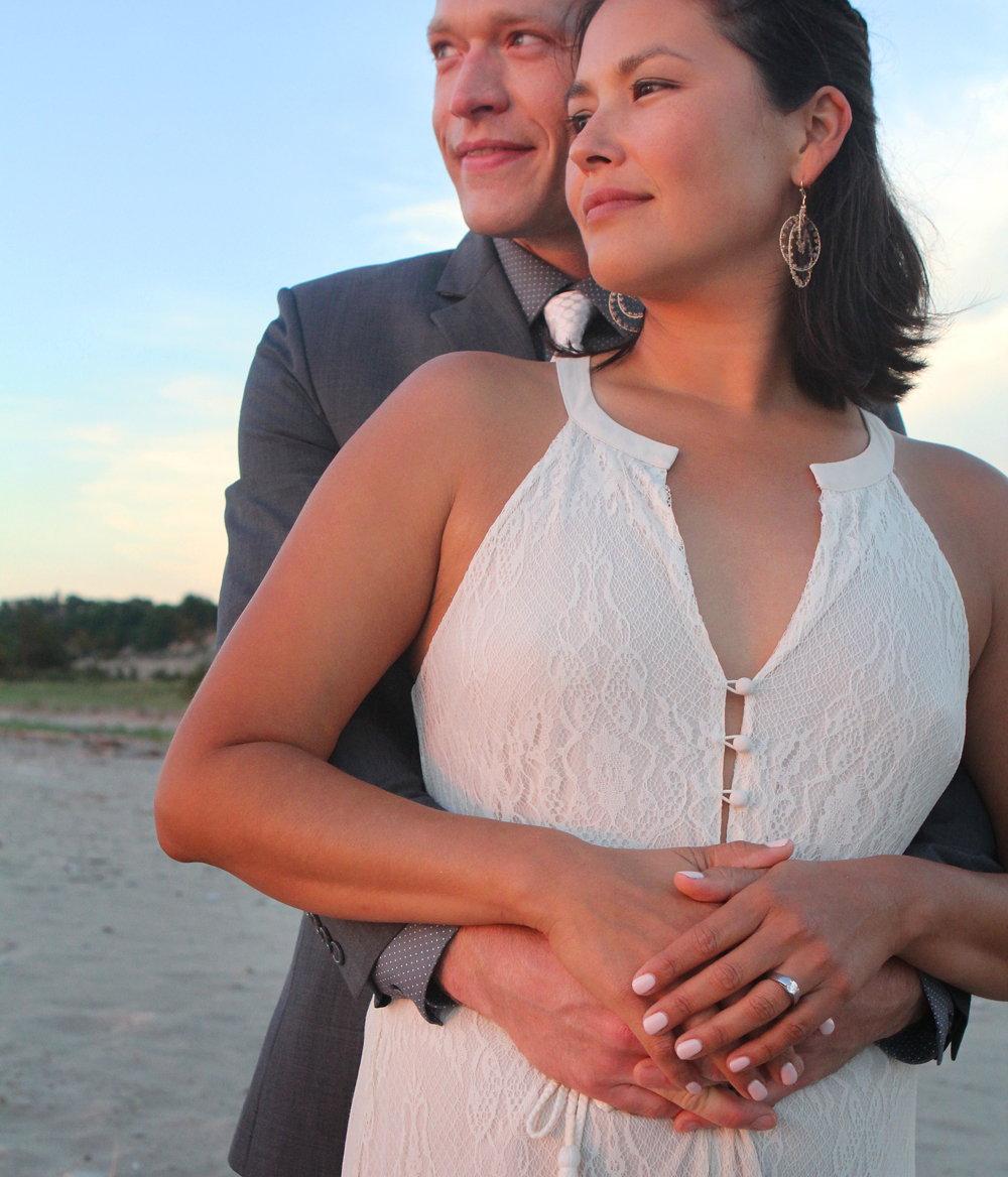 Chris Urbasic Janna Kostus Point Betsie wedding photographer Benzie County elopement photographer